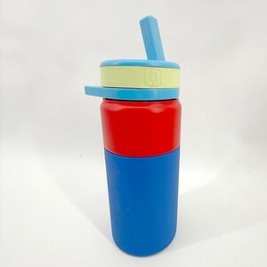 Brumate Rotera 15oz Leakproof Tumbler Cup with Straw Lid Red Blue Yellow